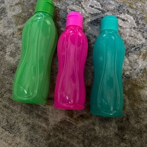 Set of Three Tupperware Eco Water Bottles